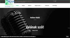 Desktop Screenshot of helikonradio.hu