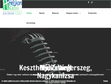 Tablet Screenshot of helikonradio.hu